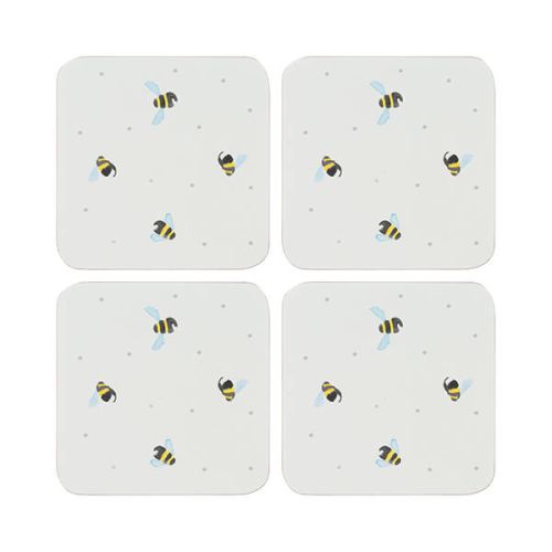 Sweet Bee 4pack Coasters