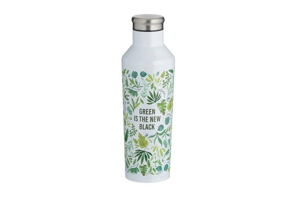 Pure Green New Black Double Wall Bottle 500ml
