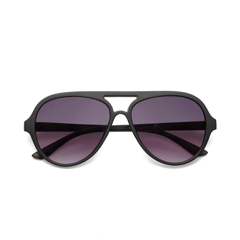 Alessio Aviator Sunglasses Black