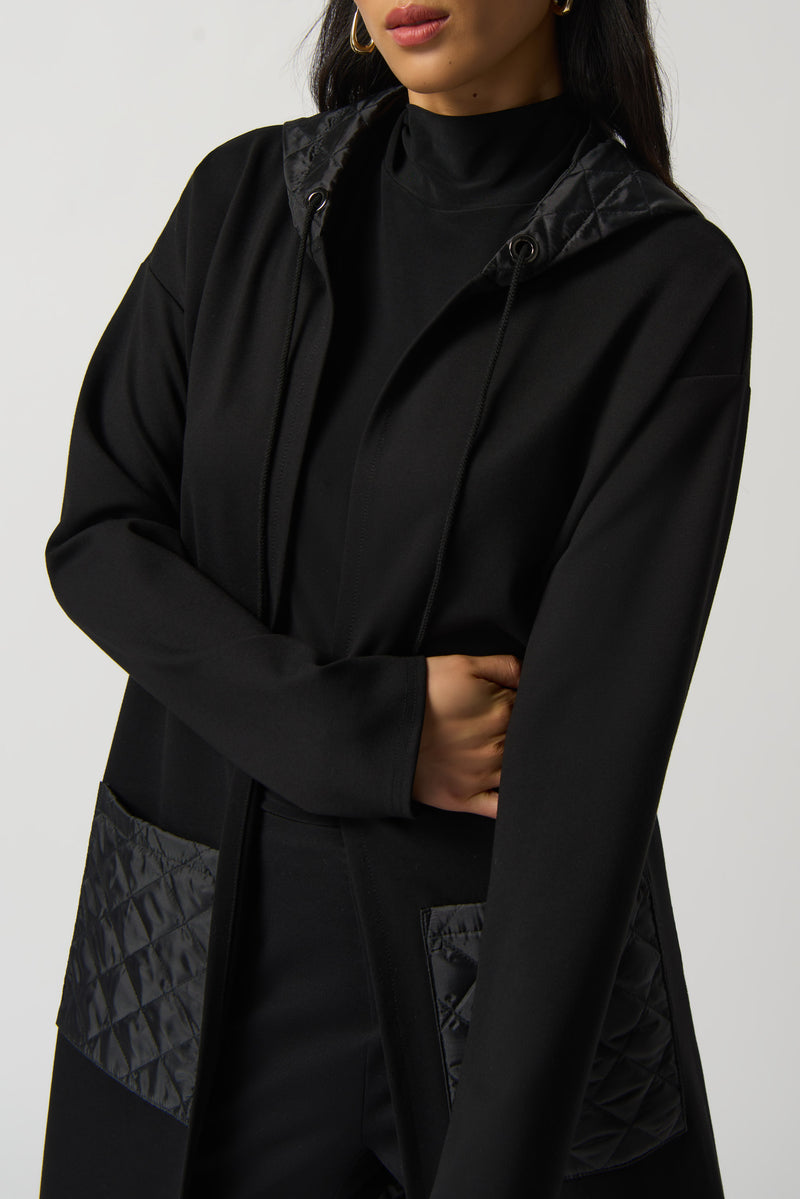 Quilted Cover-Up - Black