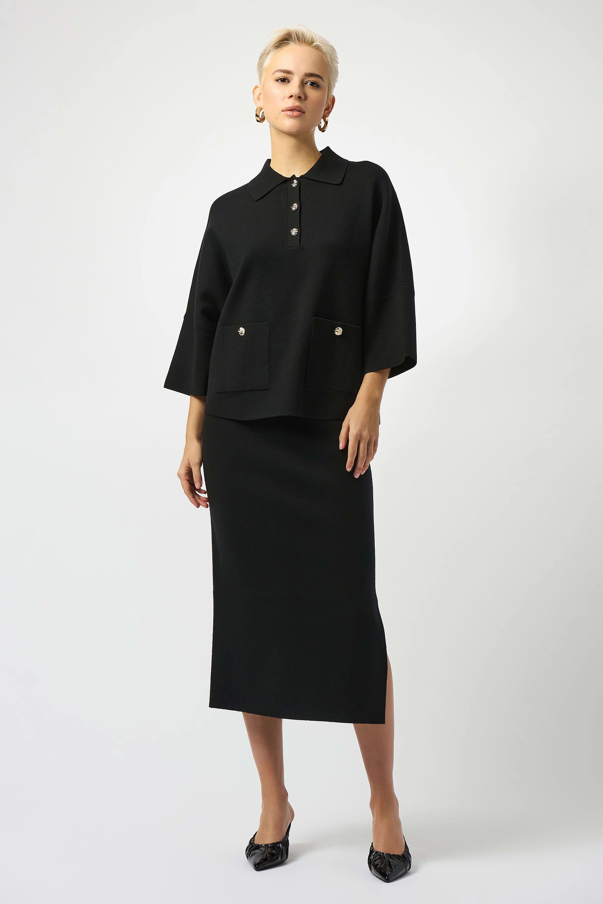Sweater Knit Midi Skirt