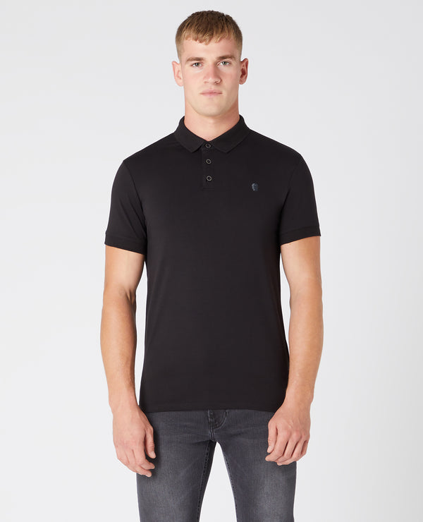 Ss Polo Shirt Brand - Black