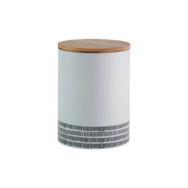 Monochrome White Large Storage Canister