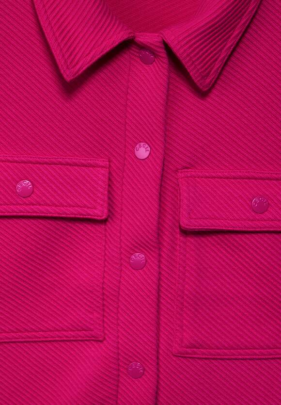 Structured Shirt Jacket - Pink Sorbet