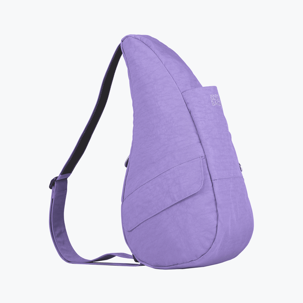 Small Textured Nylon Bag - Lilac