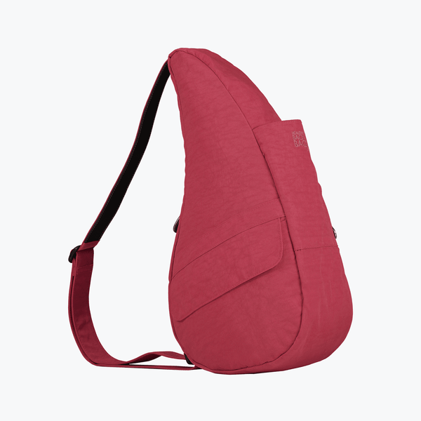 Small Textured Nylon Bag - Rosehip