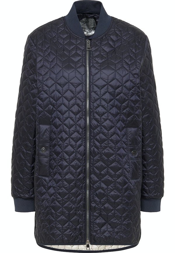 Quilted Jacket - Navy