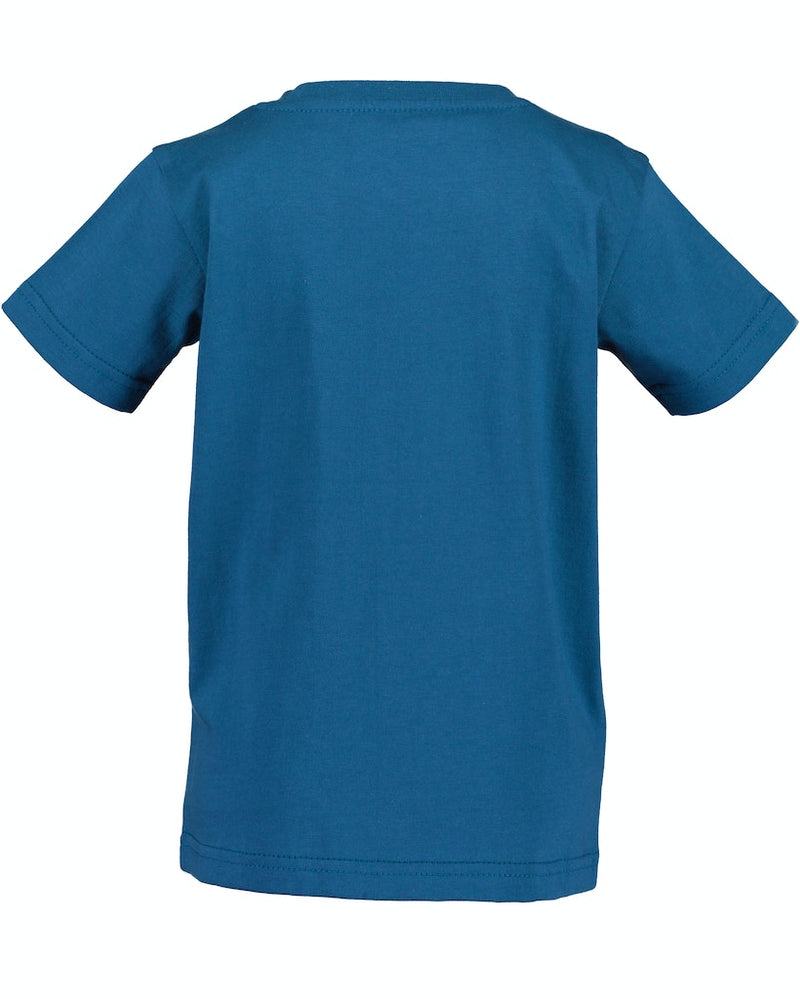 Scooter Round Neck T-Shirt - Pacific