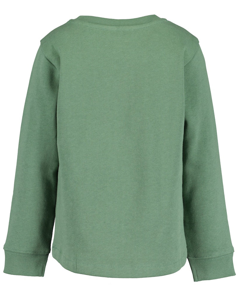 High Low Hemline Sweatshirt - Green