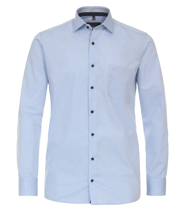 Plain Modern Fit Shirt - Ensign Blue