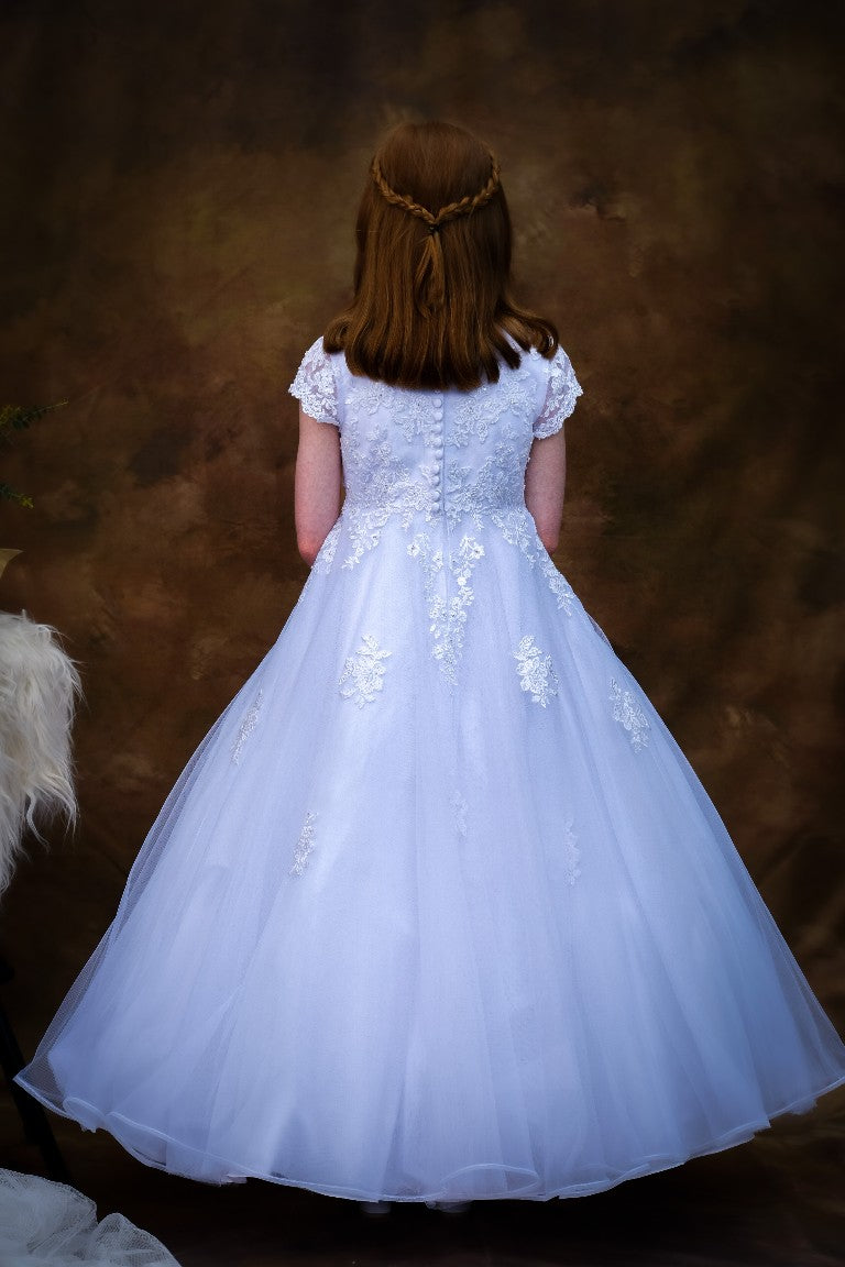 Ena Communion Dress - White