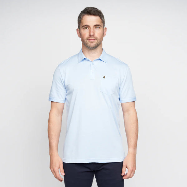 Plain Polo Shirt - Sky Blue
