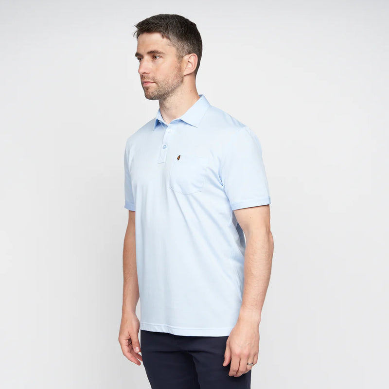 Plain Polo Shirt - Sky Blue
