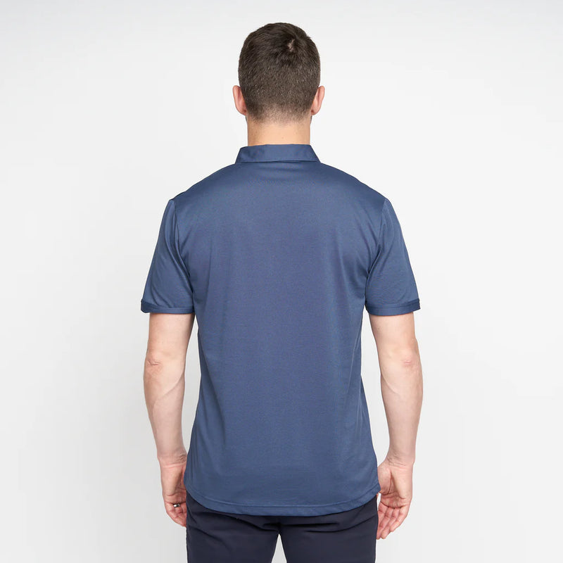 Plain Polo Shirt - Indigo