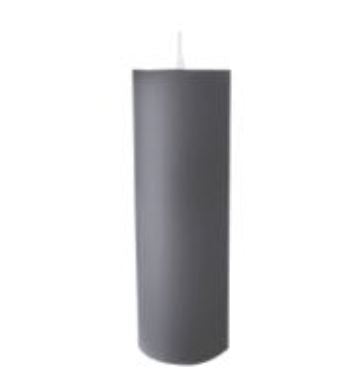 Pillar Candle 6.5 x 18cm - Grey