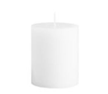 Pillar Candle 6.5 x 10cm - White