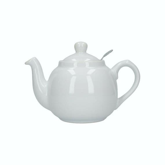 Farmhouse Filter 4-Cup Teapot - White
