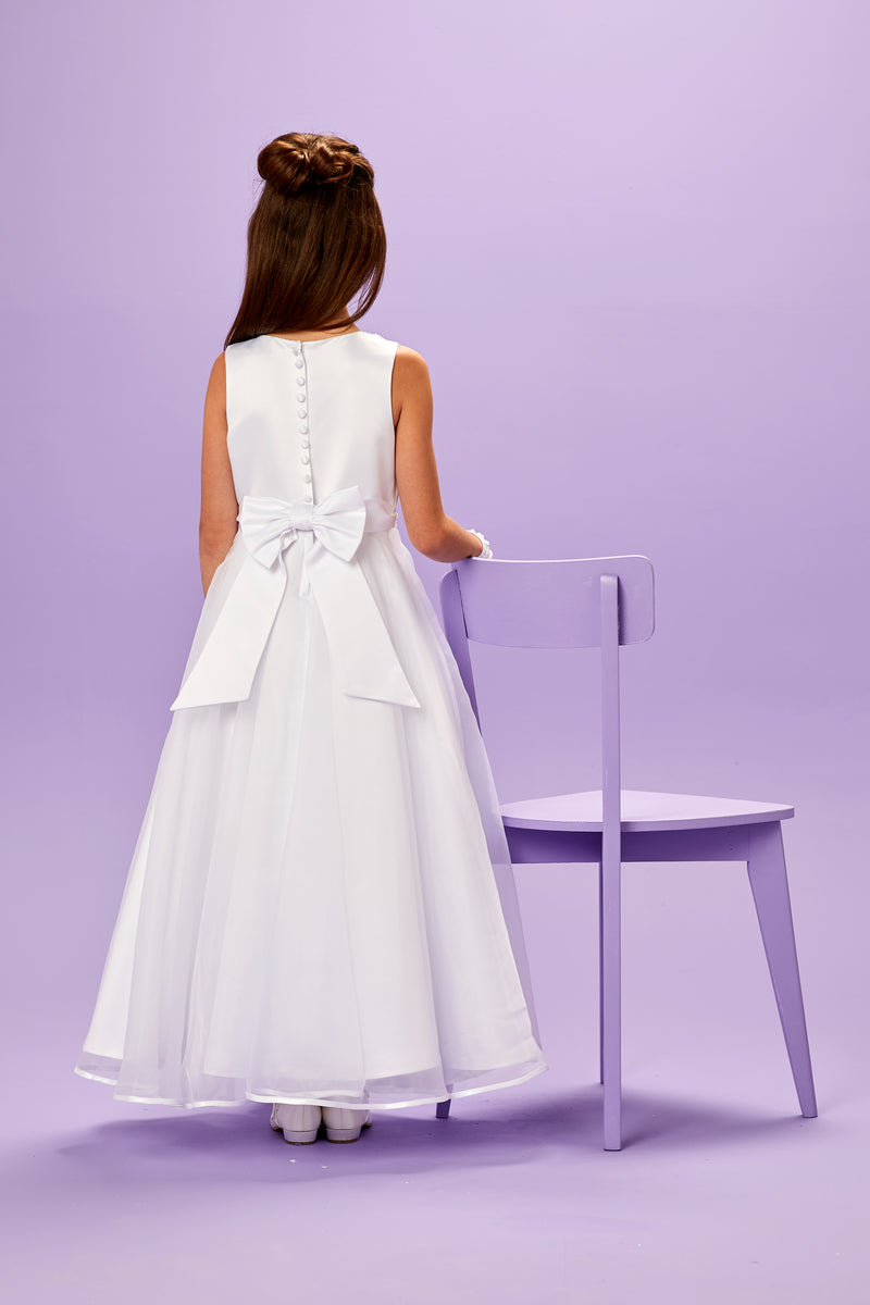 Florence Communion Dress - White