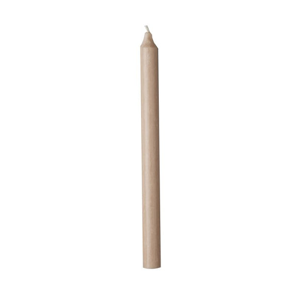 Rustic Taper Candle 29cm - Sand