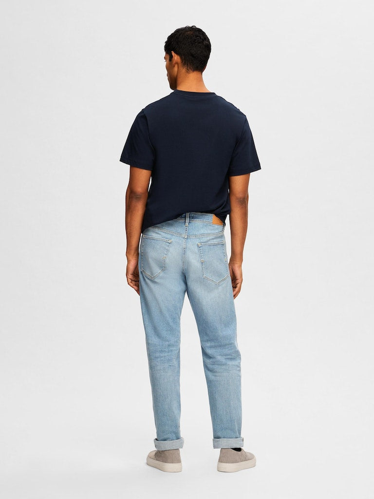Straight Jeans - Blue Denim