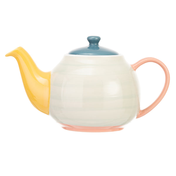 Colour Block 6 Cup Teapot