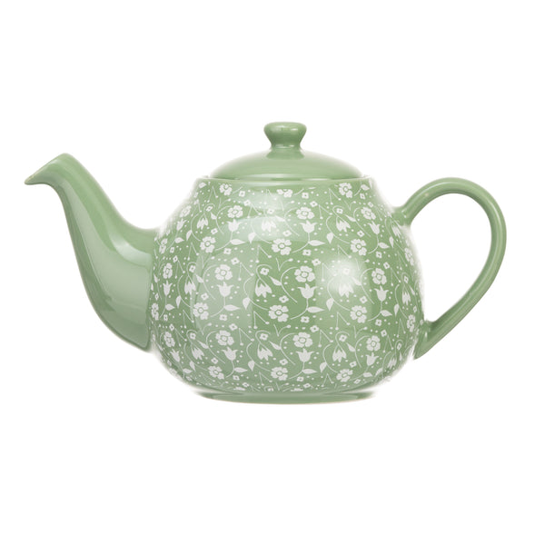 Ditsy Floral 2 Cup Teapot - Green