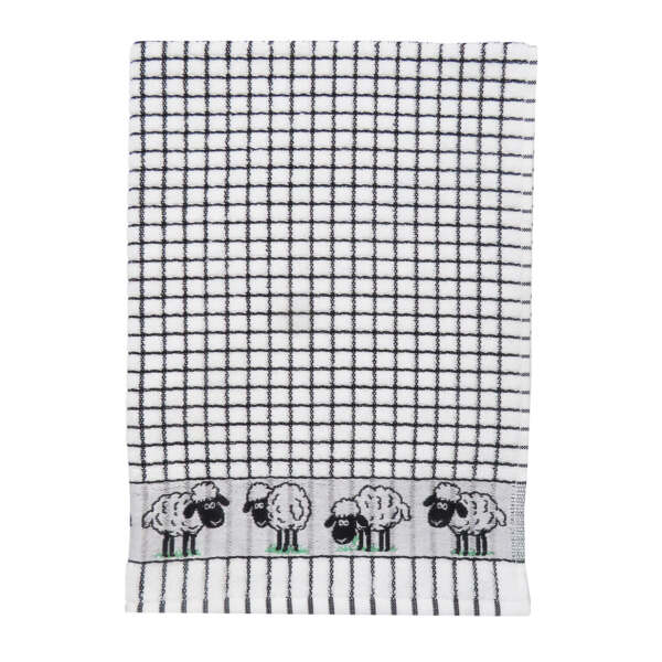 Poli-Dri Jacquard Sheep Tea Towel