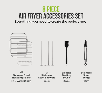 8 Piece Air Fryer Accessories Set