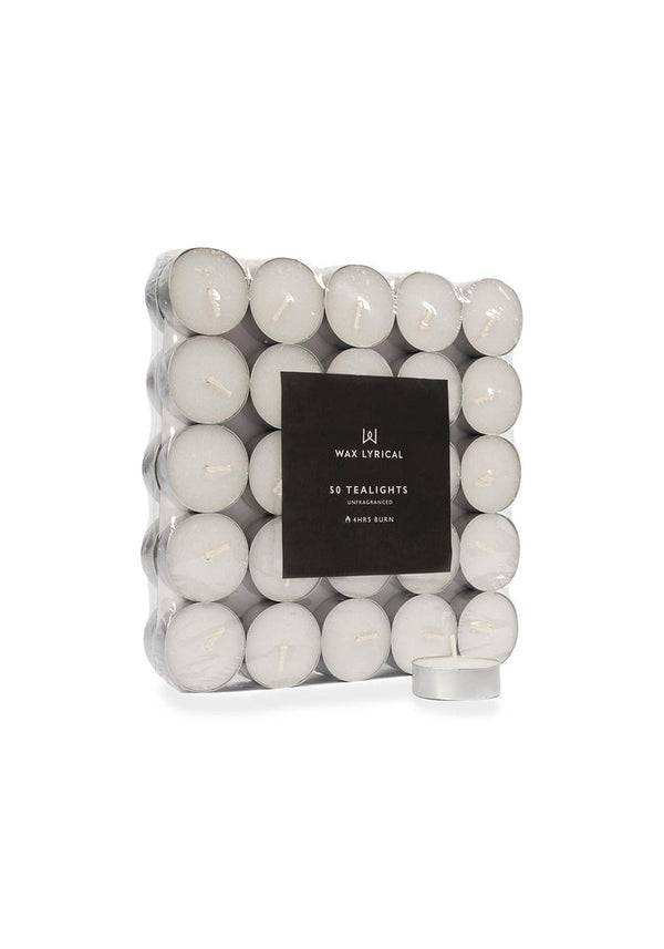 Unscented Ivory Tealights 50 Pack