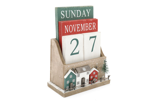 16cm Christmas House Calendar