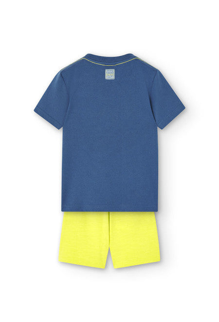 T-Shirt & Shorts Set - Indigo