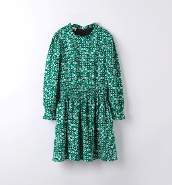 Long Sleeve Dress - Green