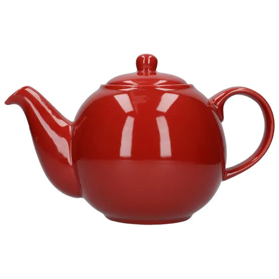 Globe 6-Cup Teapot - Red