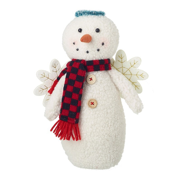 Snowman in Check Scarf