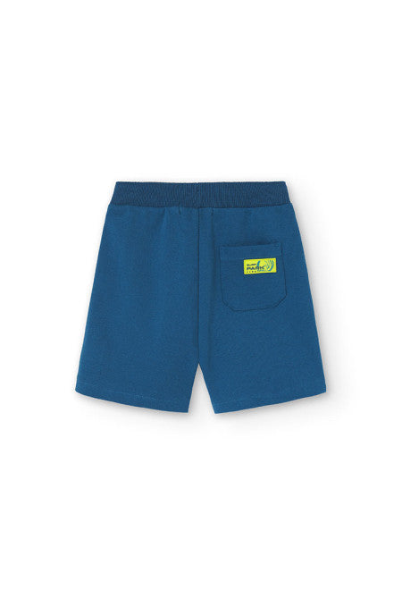 Fleece Bermuda Shorts - Indigo