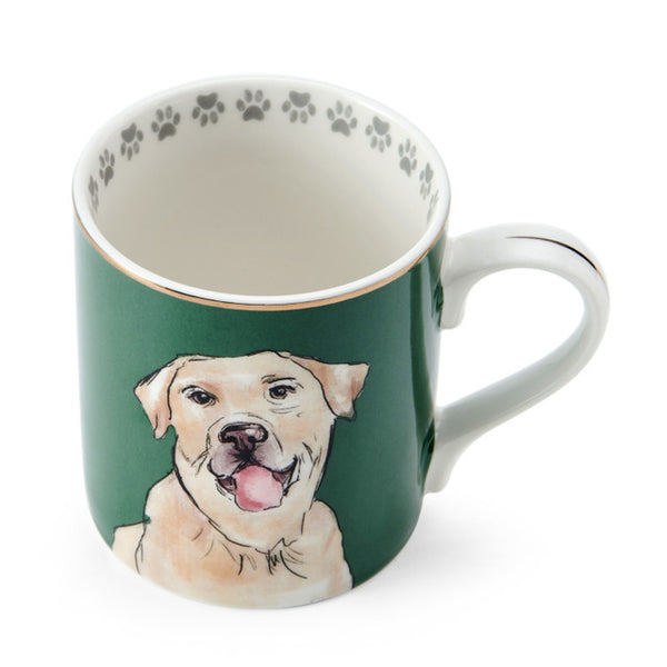 Labrador Straight-Sided Porcelain Mug 280ml