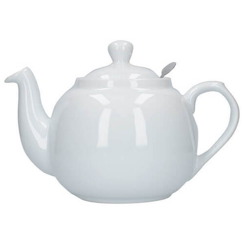 Farmhouse Filter 6-Cup Teapot - White