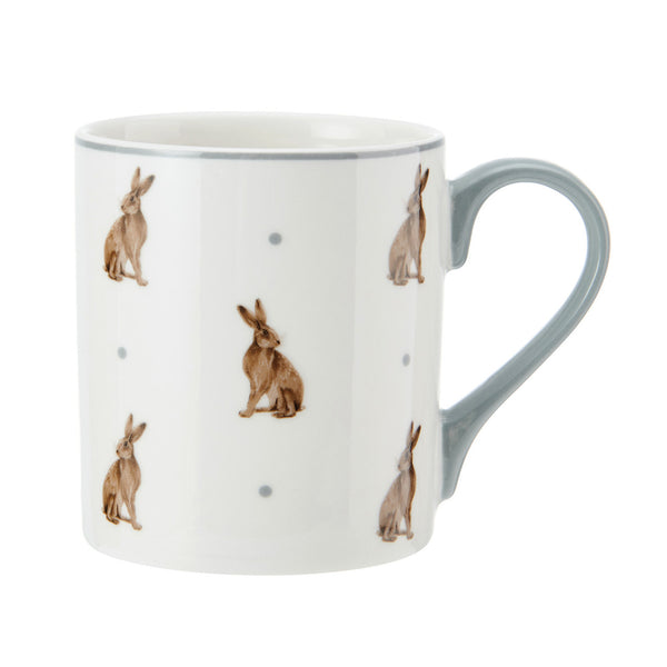 Hare Straight-Sided Porcelain Mug 280ml