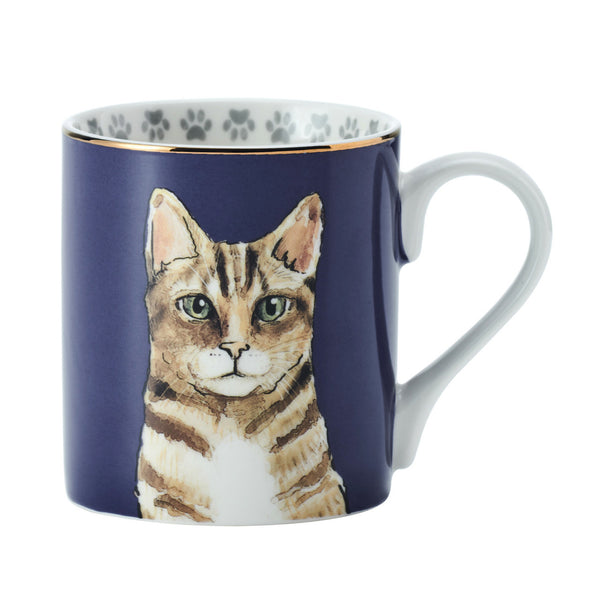 Cat Straight-Sided Porcelain Mug 280ml