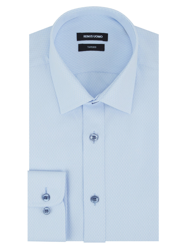 Tapered Shirt - Light Blue Grey