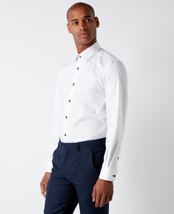 Tapered/F Parker Shirt - White