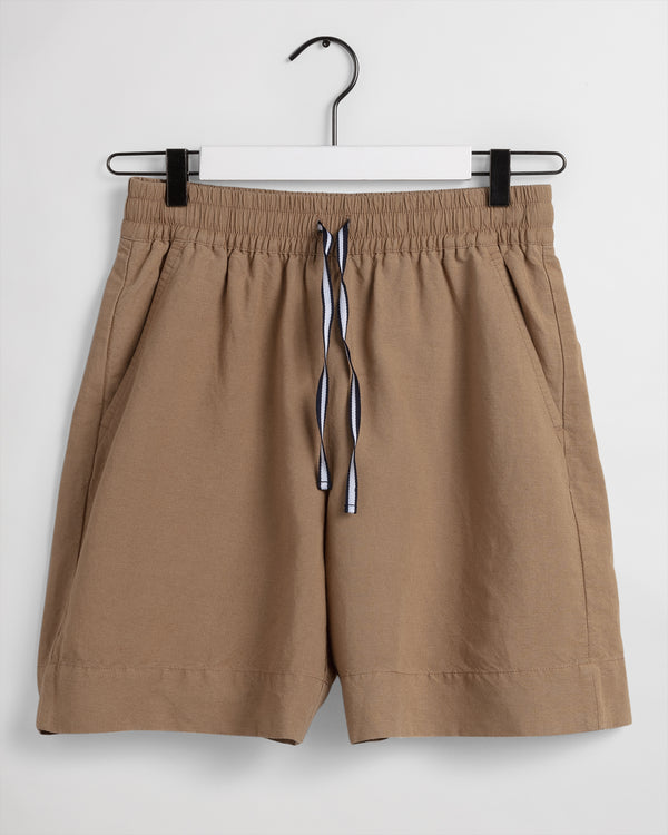 Linen Shorts - Warm Khaki
