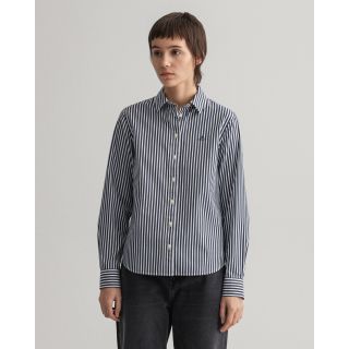 Broadcloth Striped Shirt - Classic Blue