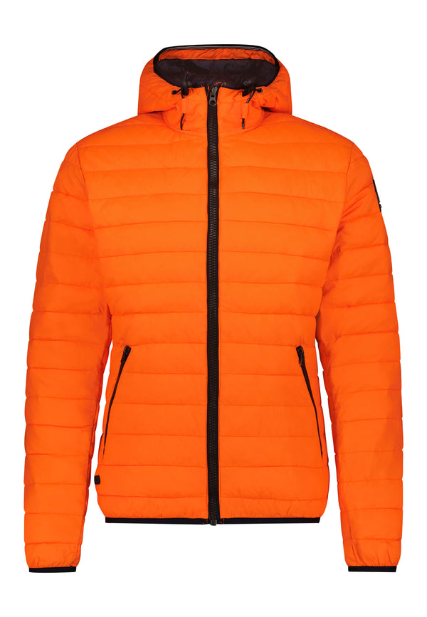 Nautilus Hooded Jacket - Shocking Orange