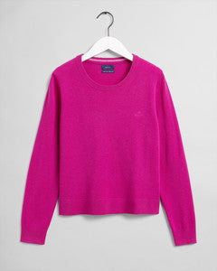 Lambswool Round Neck - Orchid Purple