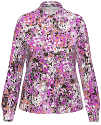 All Over Print Blouse - Pink