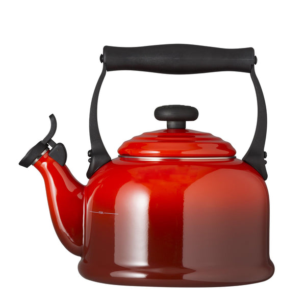 Traditional Whistling Kettle - Cerise
