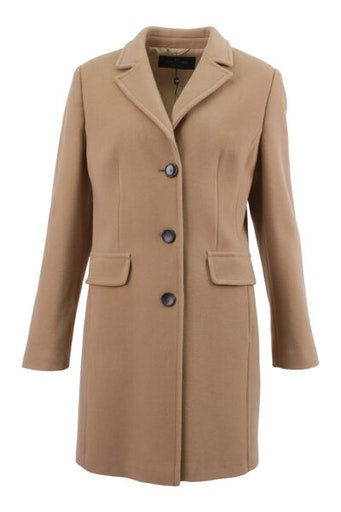 Wool And Cashmere Coat - Camel