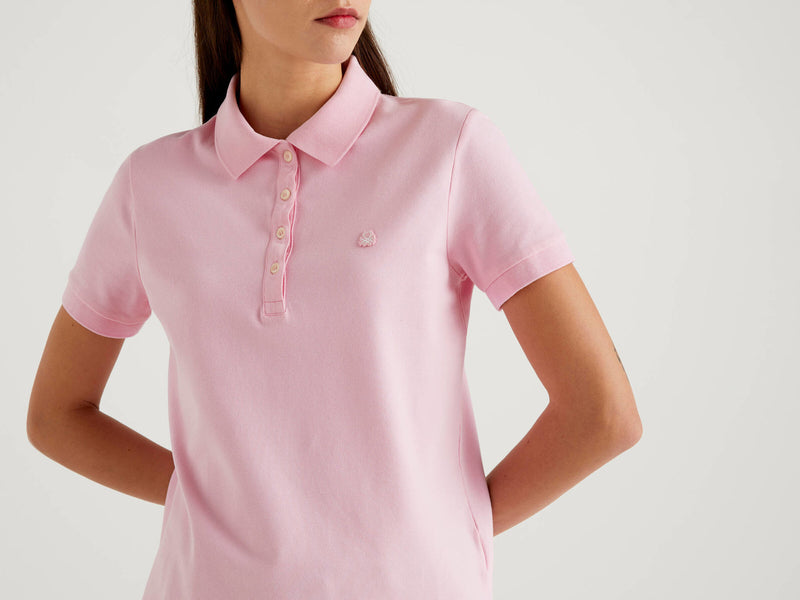 Short Sleeve Polo - Pink