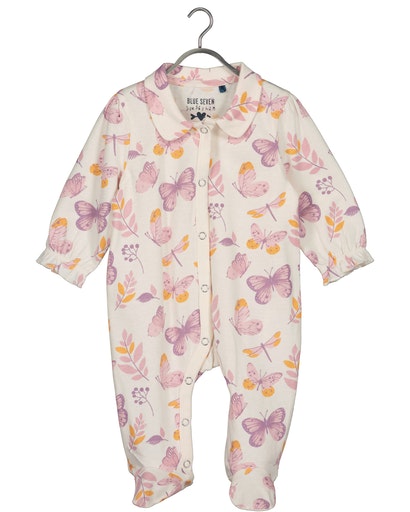 Baby Butterfly Romper - Offwhite